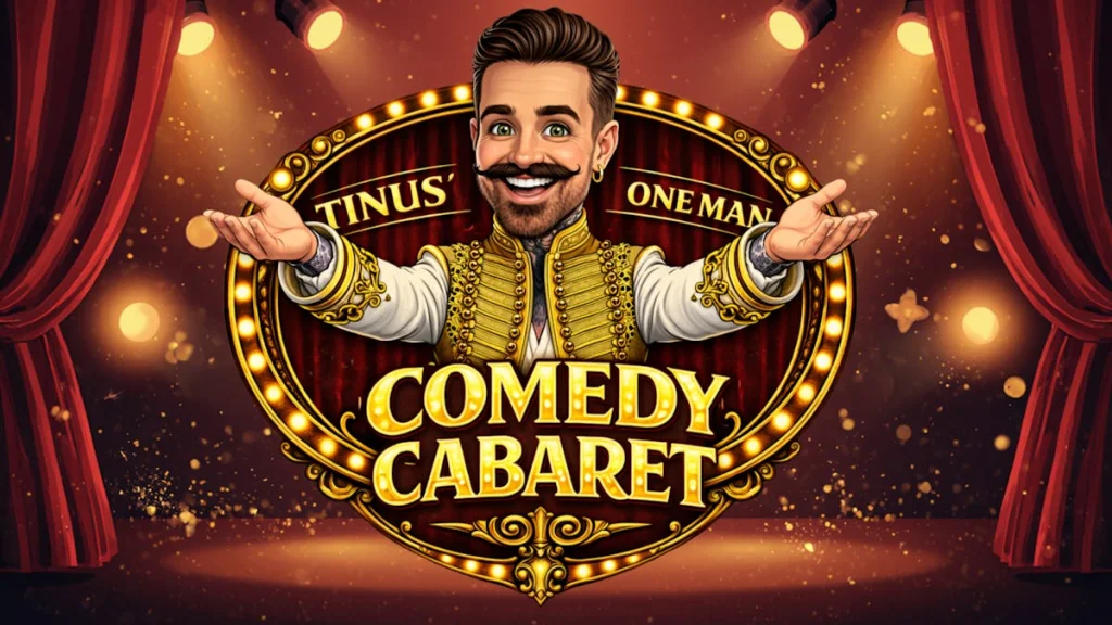 AFLYST! TINUS' ONE MAN COMEDY CABARET