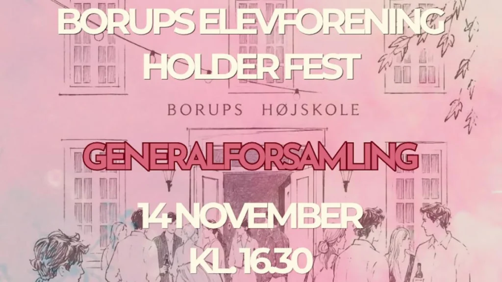 Elevforeningens Generalforsamling