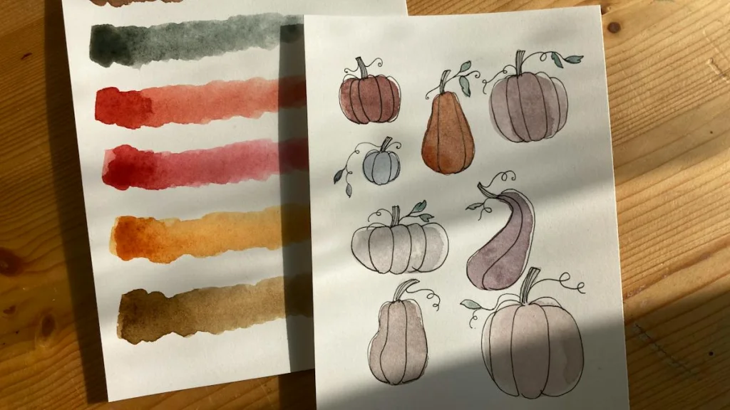 Capturing Autumn in Watercolour